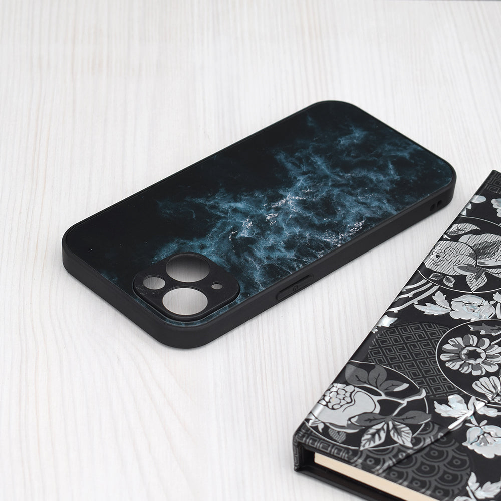 Hülle für Apple iPhone 15 Plus, Techsuit, Glaze, Blau