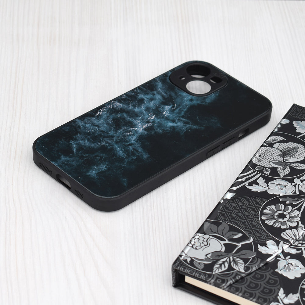 Hülle für Apple iPhone 15 Plus, Techsuit, Glaze, Blau
