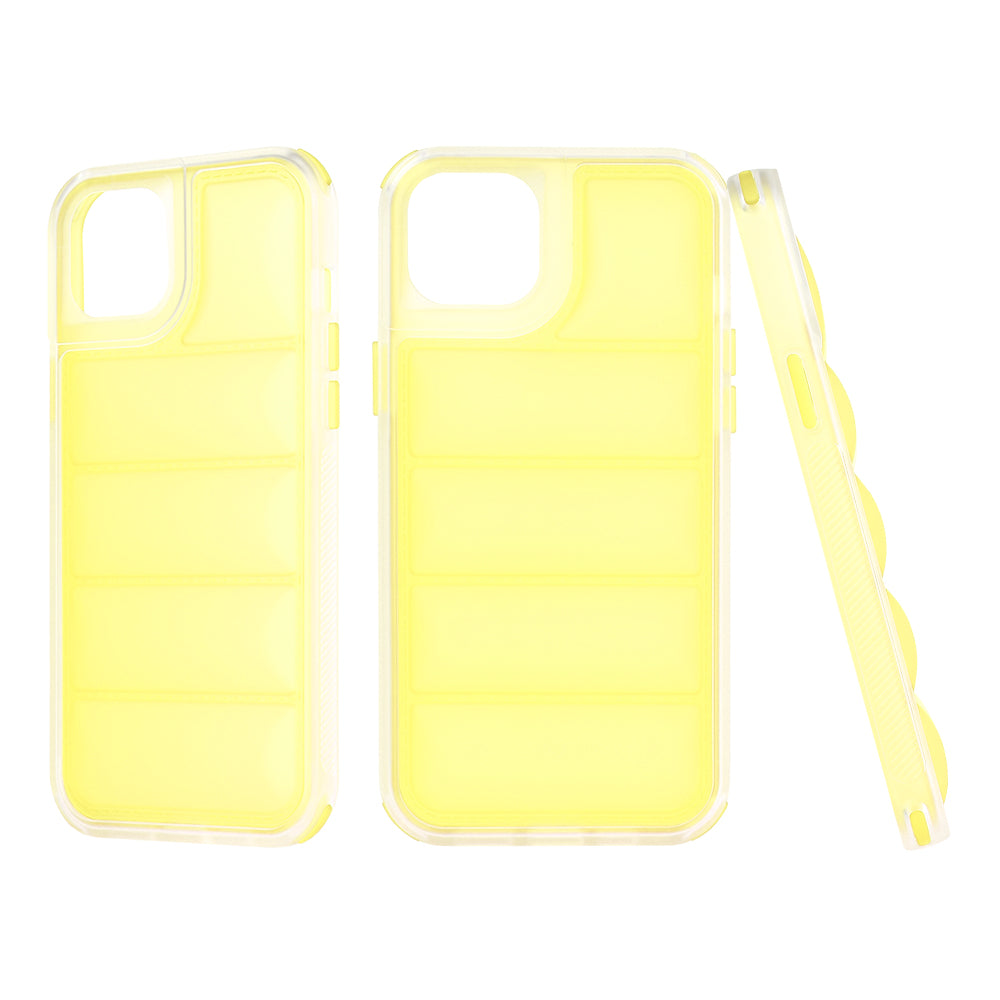 Coque pour Apple iPhone 15 Plus, Techsuit, Wave Shield, Jaune