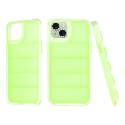Coque pour Apple iPhone 15 Plus, Techsuit, Wave Shield, Vert