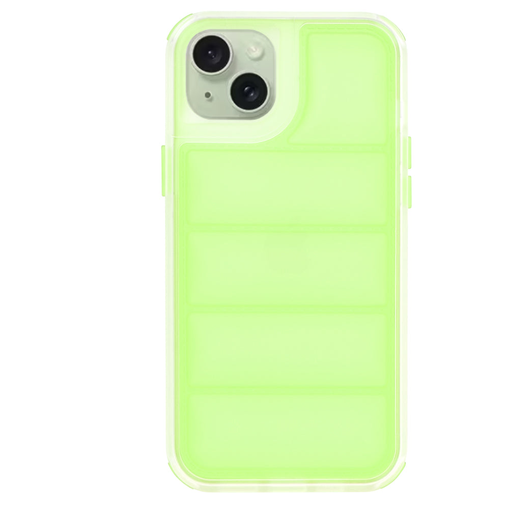 Coque pour Apple iPhone 15 Plus, Techsuit, Wave Shield, Vert