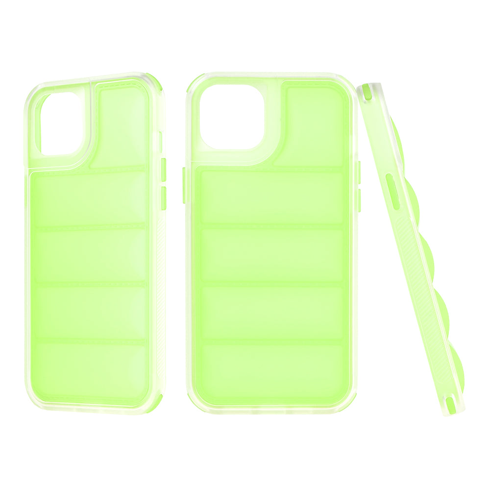 Coque pour Apple iPhone 15 Plus, Techsuit, Wave Shield, Vert