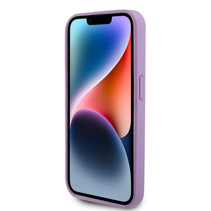 Étui pour Apple iPhone 15 Pro, Guess, 4G Estampé, Mauve Clair