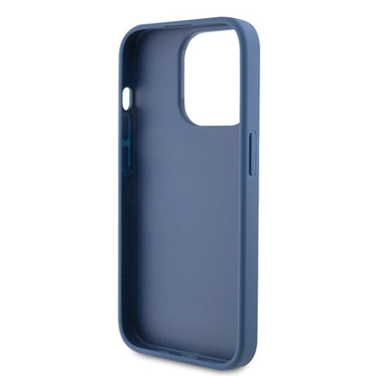 Case for Apple iPhone 15 Pro, Guess, 4G Stripe, Blue