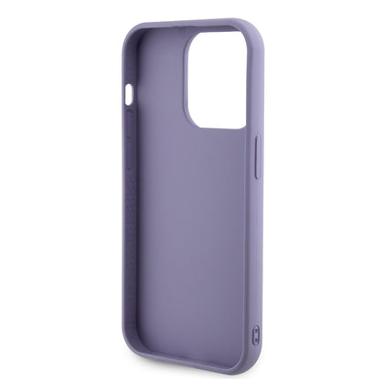 Case for Apple iPhone 15 Pro, Guess, Sequin Script Metal, Purple