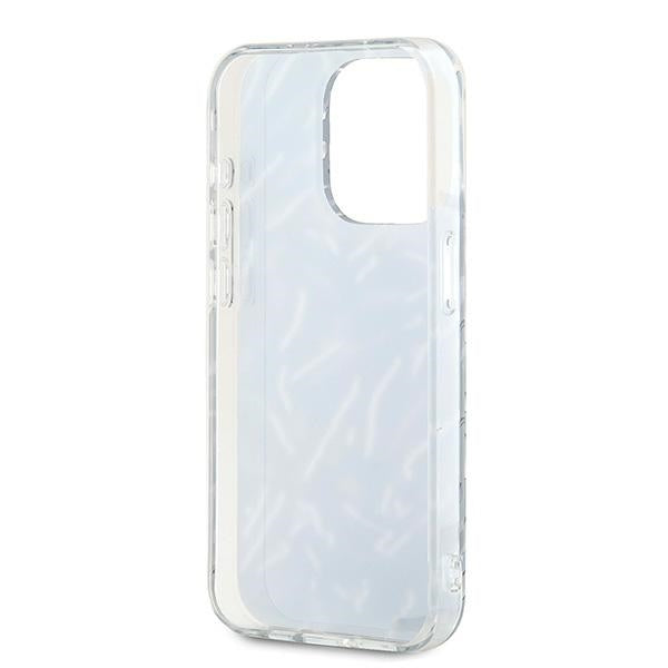 Hülle für Apple iPhone 15 Pro Max, Karl Lagerfeld, Zebra mit Kordelband, Lila