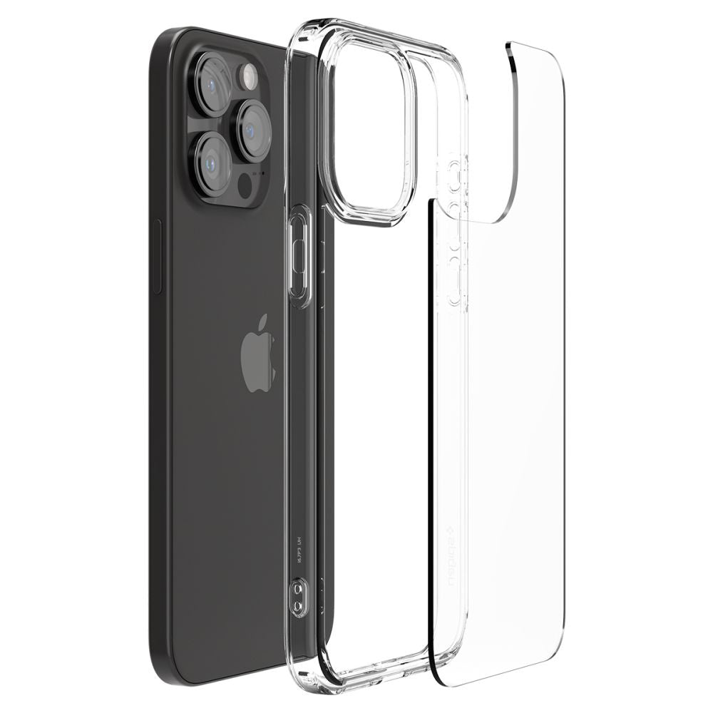 Hülle für Apple iPhone 15 Pro Max, Spigen, Ultra Hybrid, Transparent