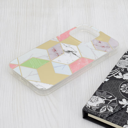 Coque pour Apple iPhone 15 Pro Max, Techsuit, Marble, Violet