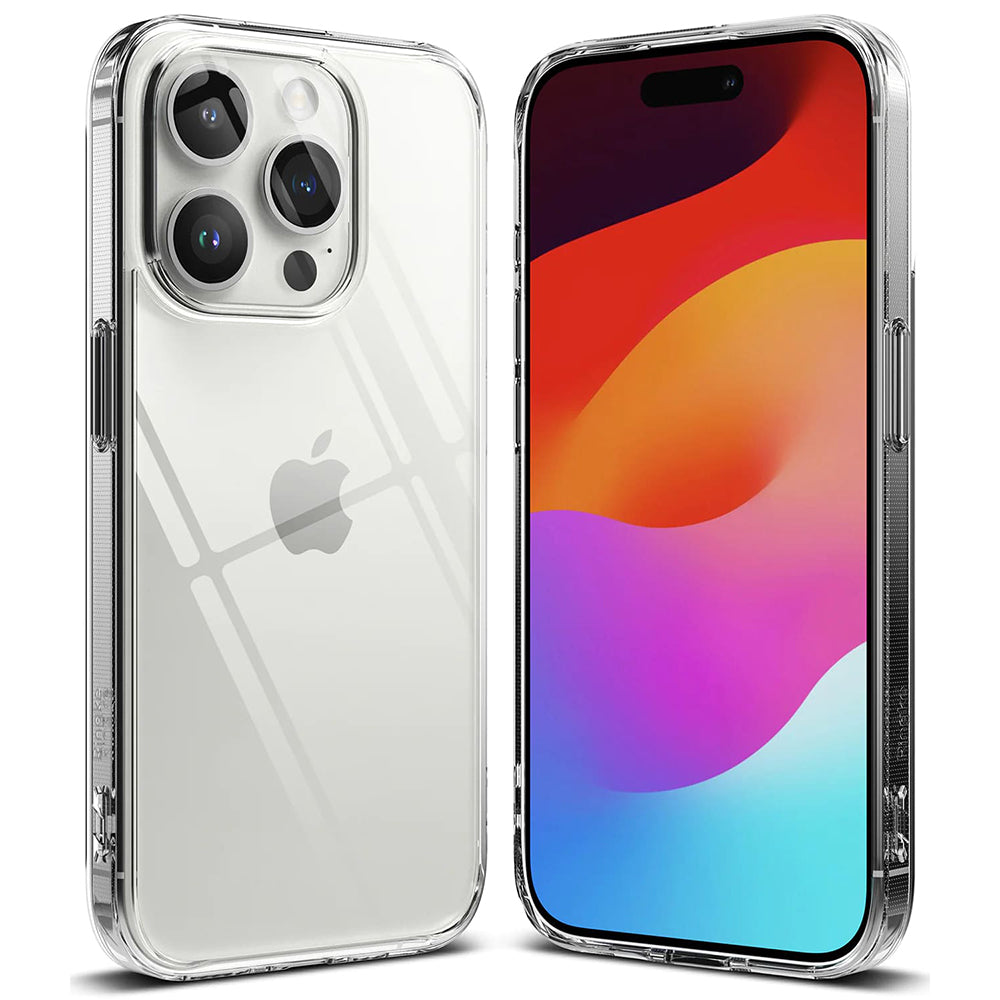 Coque pour Apple iPhone 15 Pro, Ringke, Fusion, Transparente