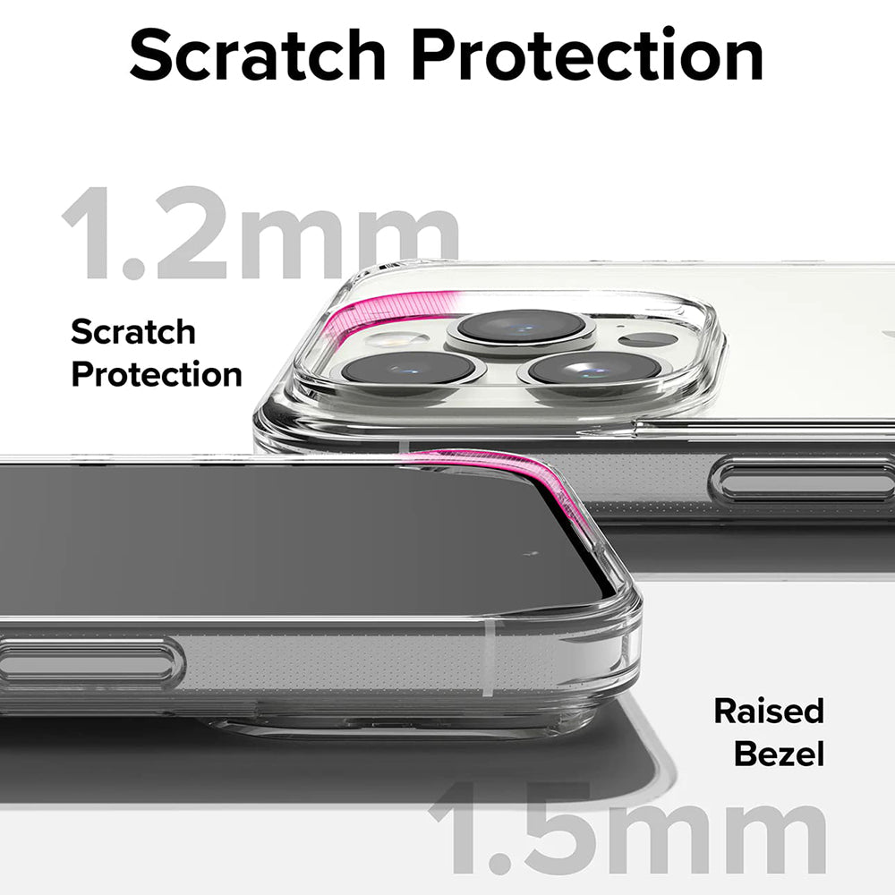 Coque pour Apple iPhone 15 Pro, Ringke, Fusion, Transparente