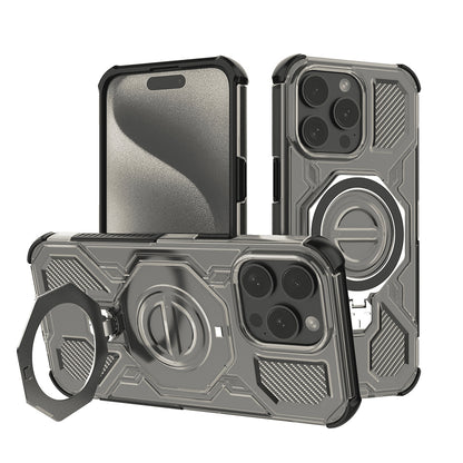Case for Apple iPhone 15 Pro, Techsuit, Carbon Shield Pro, Smoke