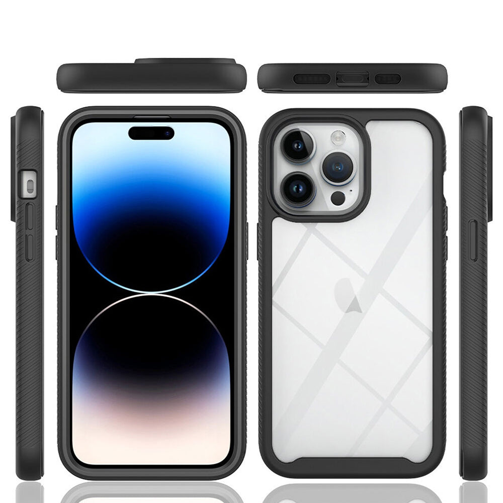 Case for Apple iPhone 15 Pro, Techsuit, Defense360 Pro, Black