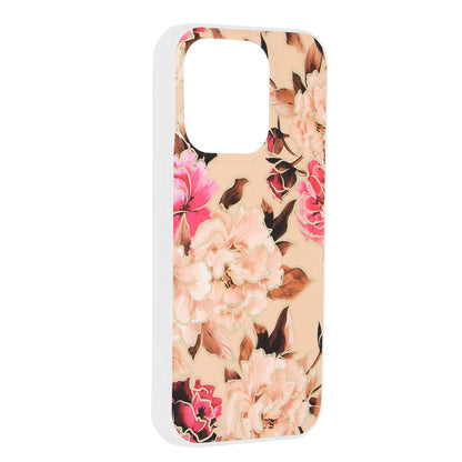 Coque pour Apple iPhone 15 Pro, Techsuit, Marble, Beige