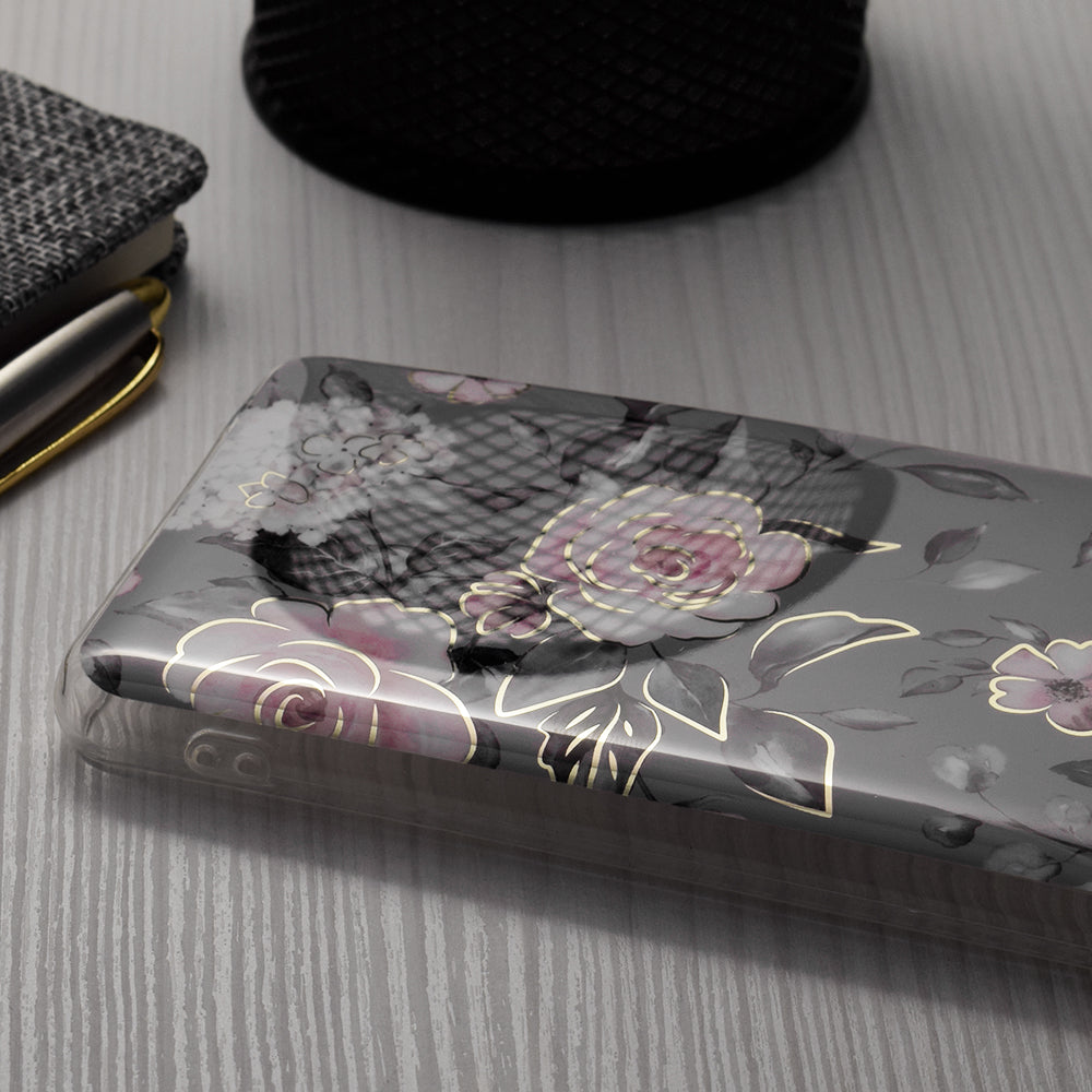 Case for Apple iPhone 15 Pro, Techsuit, Marble, Gray