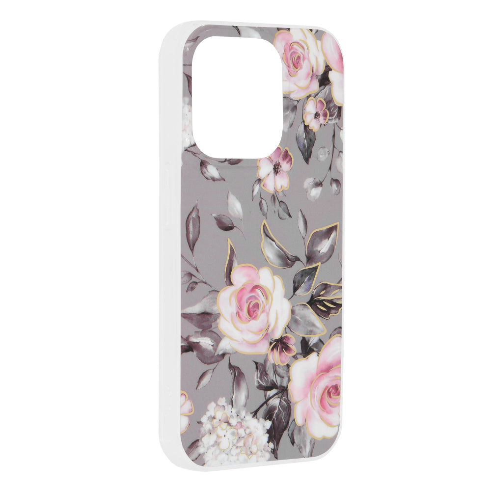 Case for Apple iPhone 15 Pro, Techsuit, Marble, Gray