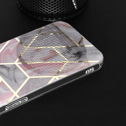 Case for Apple iPhone 15 Pro, Techsuit, Marble, Pink