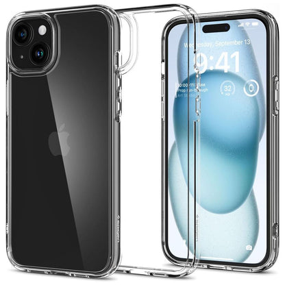 Hülle für Apple iPhone 15, Spigen, Ultra Hybrid, Transparent ACS06793