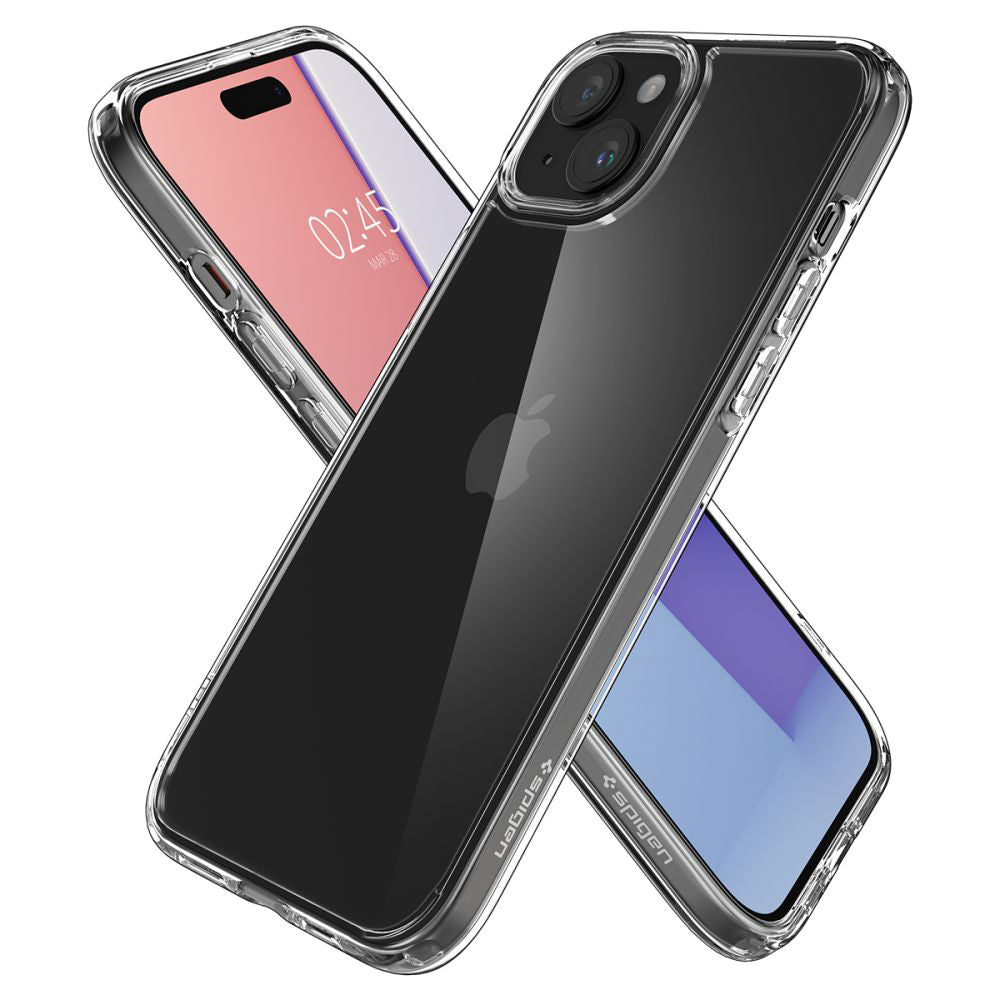 Hülle für Apple iPhone 15, Spigen, Ultra Hybrid, Transparent ACS06793
