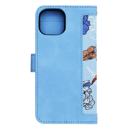 Hülle für Apple iPhone 15, Techsuit, FlipCraft, Blau