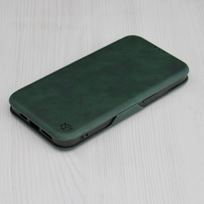 Hülle für Apple iPhone 15, Techsuit, Safe Wallet Plus, Grün