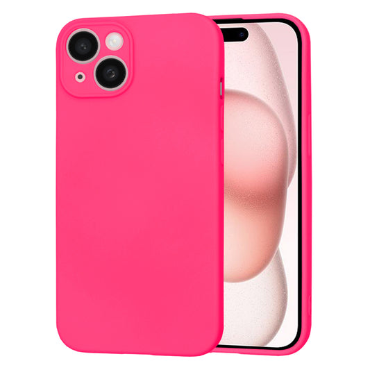 Étui pour Apple iPhone 15, Techsuit, SoftFlex, Rose Foncé
