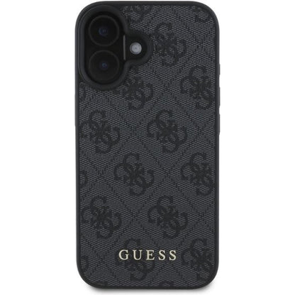 Étui pour Apple iPhone 16, Guess, 4G Classic, Noir