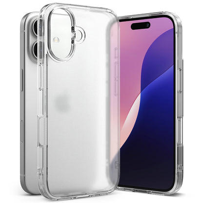 Hülle für Apple iPhone 16 Plus, Ringke, Fusion, Matt Transparent