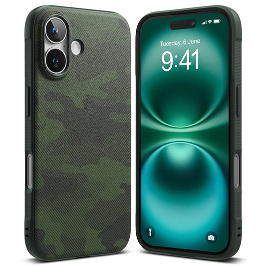 Coque pour Apple iPhone 16 Plus, Ringke, Design Onyx, Vert