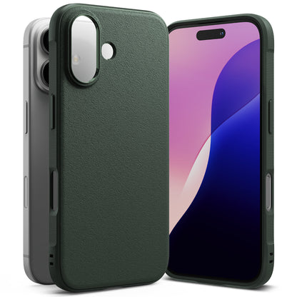Coque pour Apple iPhone 16 Plus, Ringke, Onyx, Vert Foncé