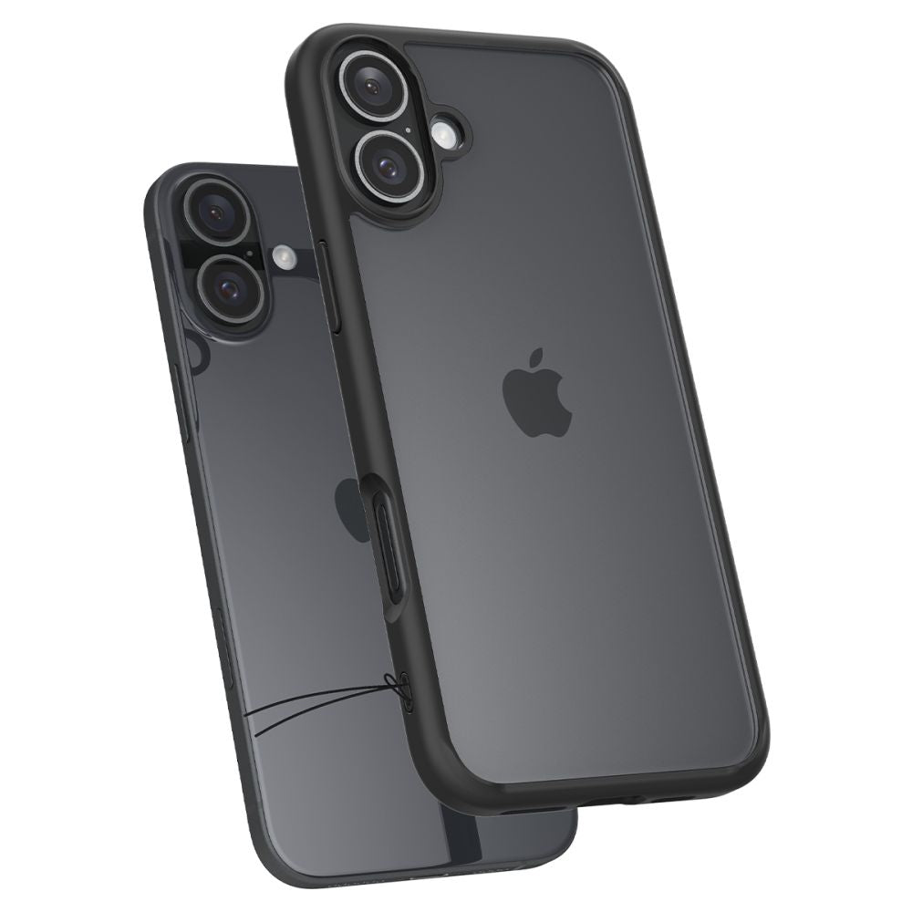 Hülle für Apple iPhone 16 Plus, Spigen, Ultra Hybrid, Mattschwarz