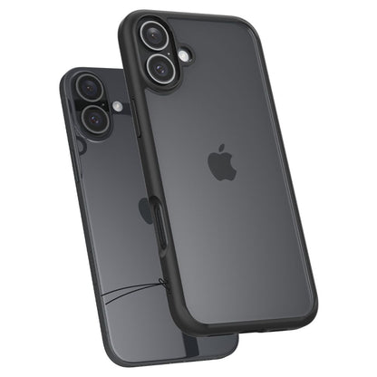 Hülle für Apple iPhone 16 Plus, Spigen, Ultra Hybrid, Mattschwarz