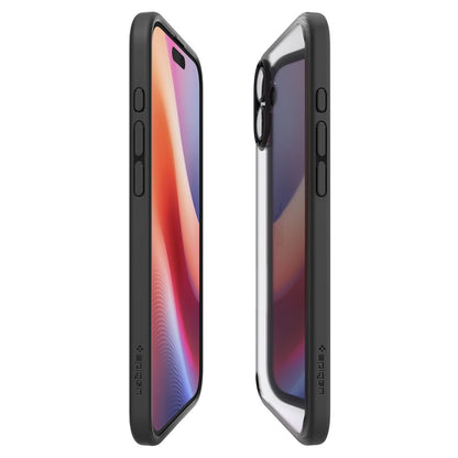 Hülle für Apple iPhone 16 Plus, Spigen, Ultra Hybrid, Mattschwarz