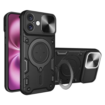Case for Apple iPhone 16 Plus, Techsuit, CamGuard Pro, Black