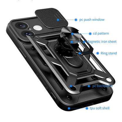 Case for Apple iPhone 16 Plus, Techsuit, CamShield, Green