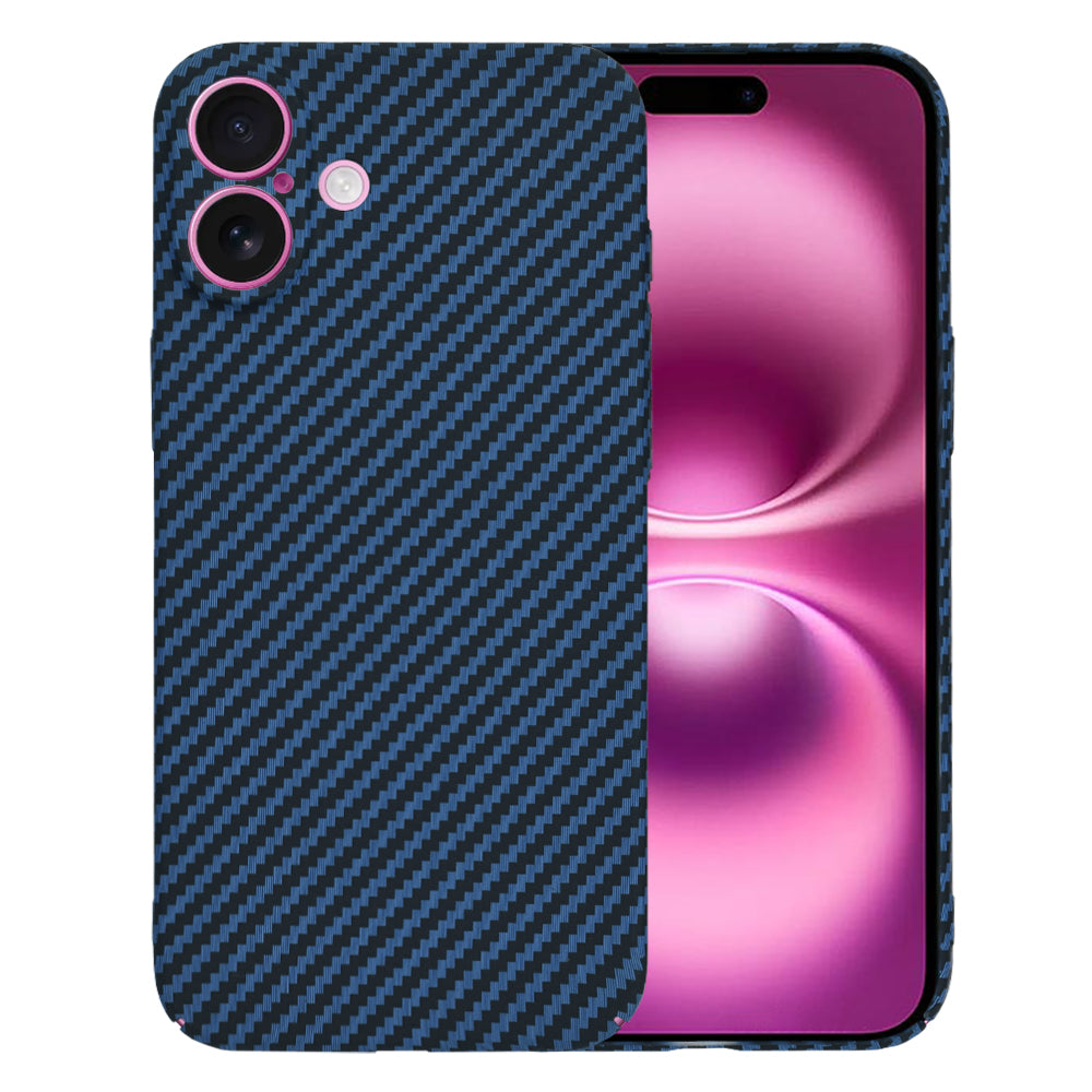 Coque pour Apple iPhone 16 Plus, Techsuit, Carbonite FiberShell, Turquoise