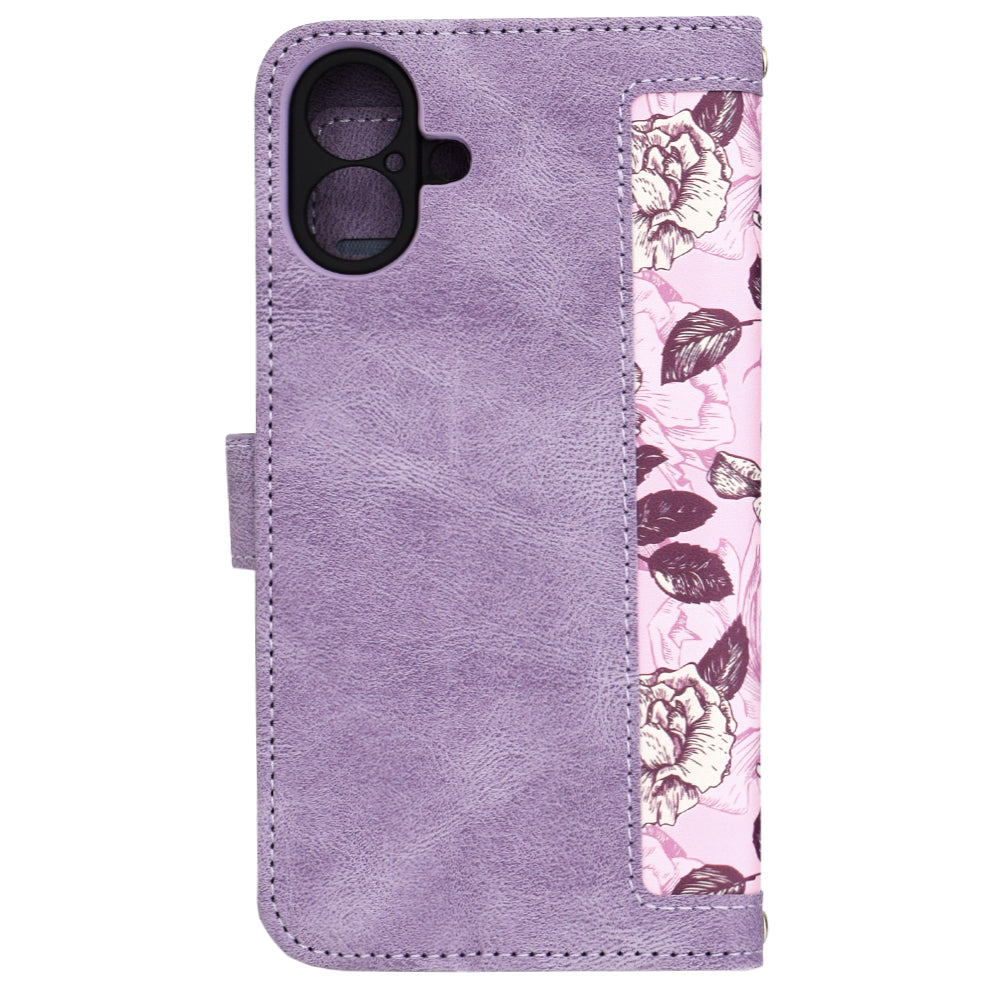 Hülle für Apple iPhone 16 Plus, Techsuit, FlipCraft, Lila