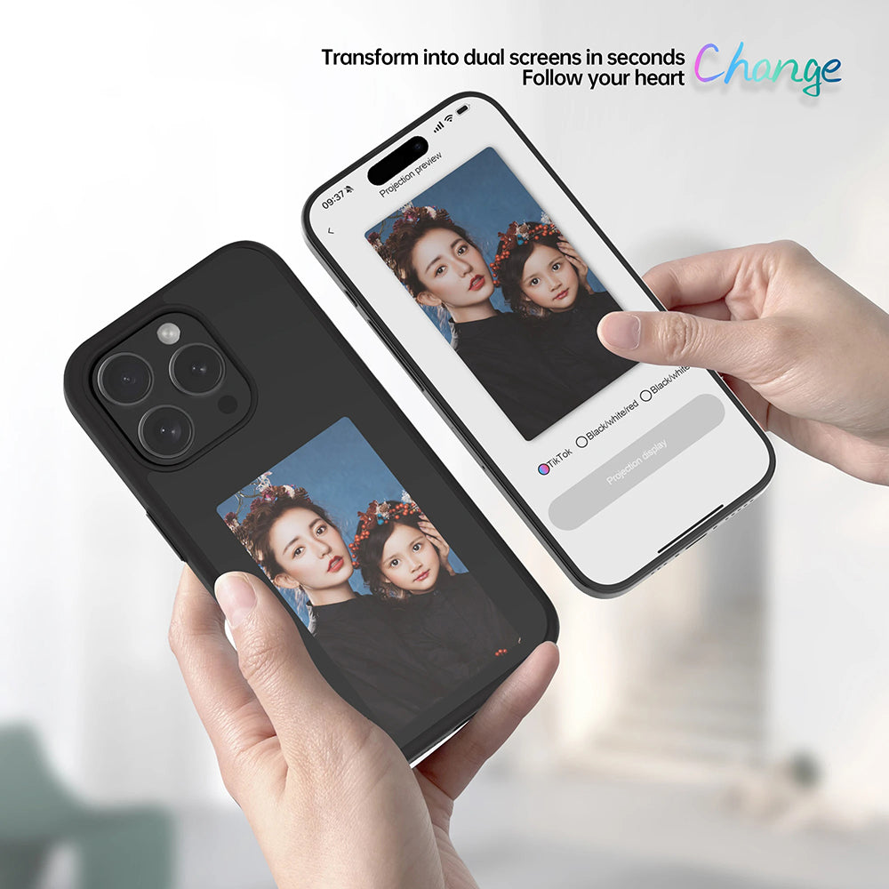 Hülle für Apple iPhone 16 Plus, Techsuit, SmartScreen NFC, Schwarz