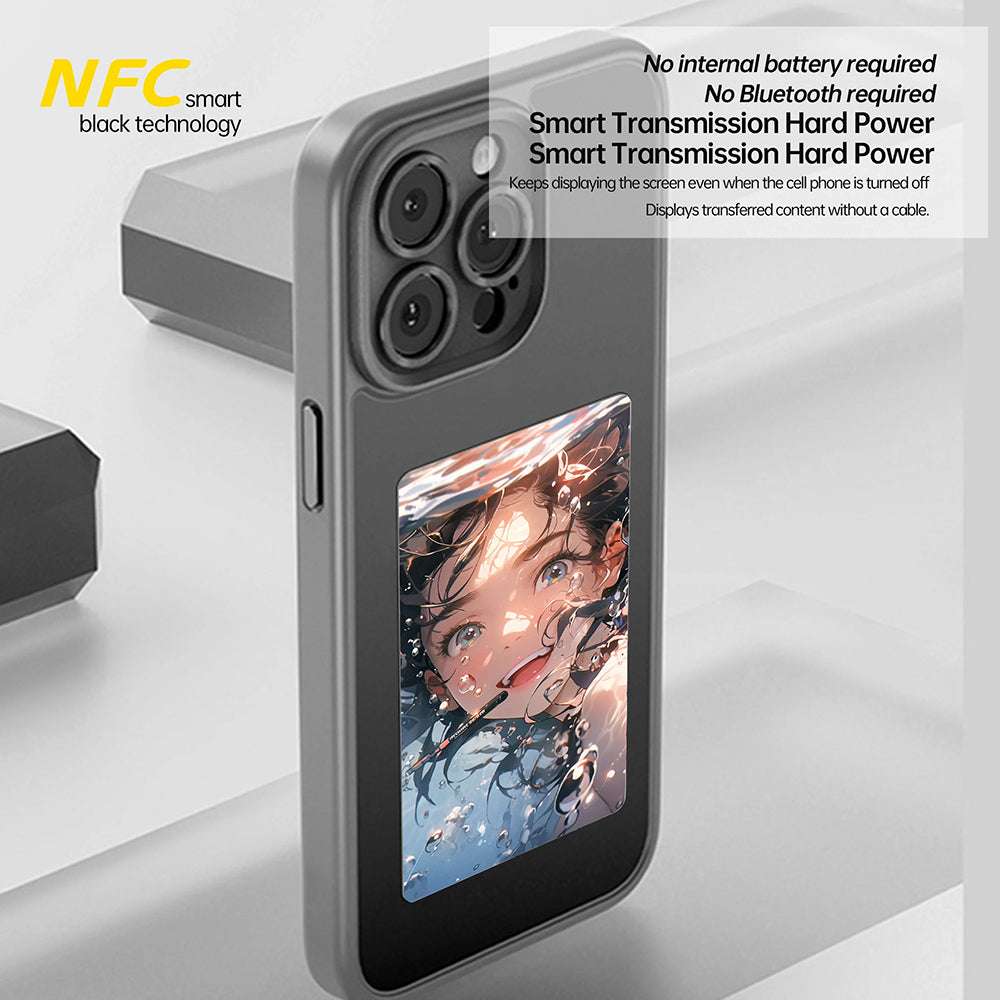 Hülle für Apple iPhone 16 Plus, Techsuit, SmartScreen NFC, Schwarz