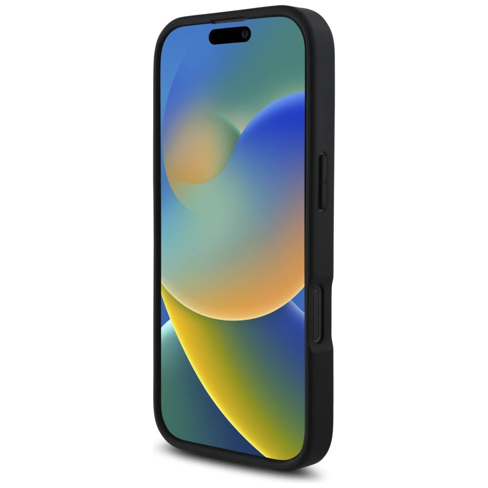 Étui pour Apple iPhone 16 Pro, Karl Lagerfeld, Grained Cardslots, Noir