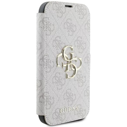 Étui pour Apple iPhone 16 Pro Max, Guess, 4G Book, Rose