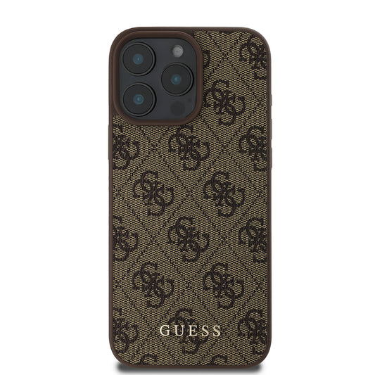 Étui pour Apple iPhone 16 Pro Max, Guess, 4G Classic, Noir