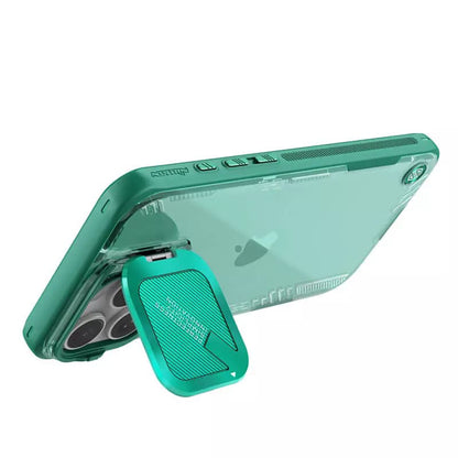 Coque pour Apple iPhone 16 Pro Max, Nillkin, Iceblade Prop (sans découpe pour caméra), Vert