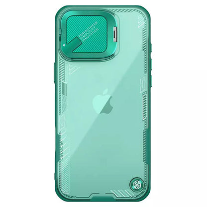 Coque pour Apple iPhone 16 Pro Max, Nillkin, Iceblade Prop (sans découpe pour caméra), Vert