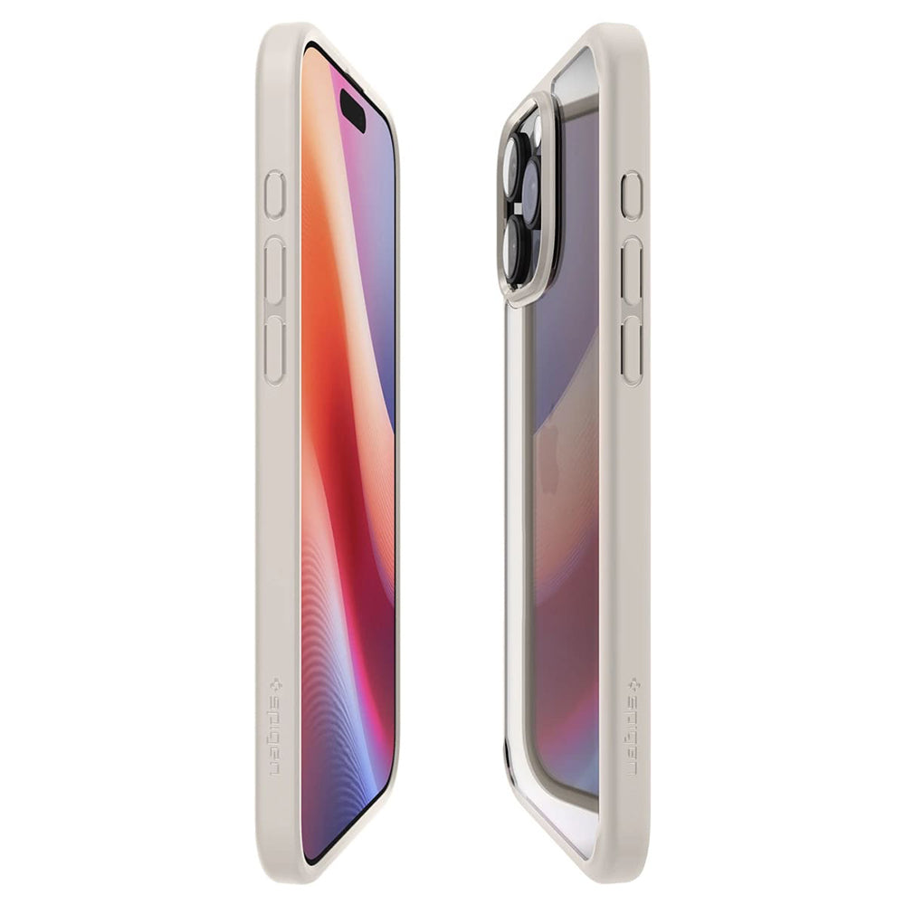 Étui pour Apple iPhone 16 Pro Max, Spigen, Ultra Hybrid, Beige ACS08385