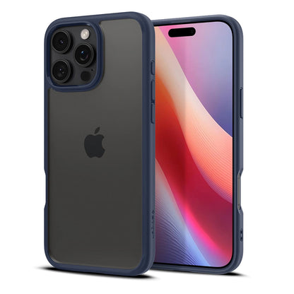 Étui pour Apple iPhone 16 Pro Max, Spigen, Ultra Hybrid, Bleu Marine