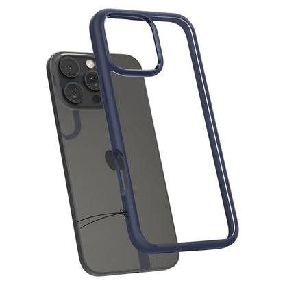 Étui pour Apple iPhone 16 Pro Max, Spigen, Ultra Hybrid, Bleu Marine
