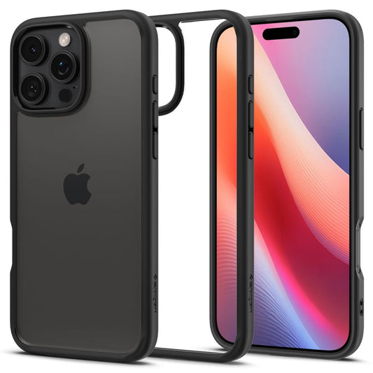 Case for Apple iPhone 16 Pro Max, Spigen, Ultra Hybrid, Matte Black ACS07996