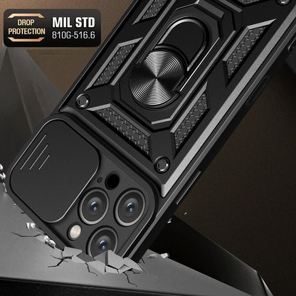 Coque pour Apple iPhone 16 Pro Max, Techsuit, CamShield, Noire