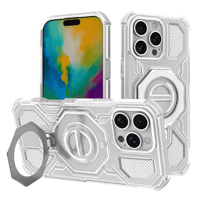 Coque pour Apple iPhone 16 Pro Max, Techsuit, Carbon Shield Pro, Blanc