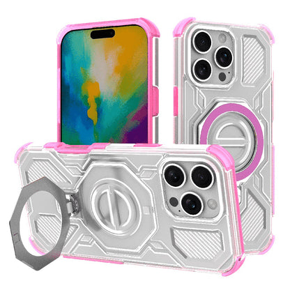 Coque pour Apple iPhone 16 Pro Max, Techsuit, Carbon Shield Pro, Rose